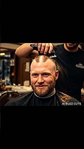Head Shave & Buzzcut Transformation: Barber IA-Generated Shots Part. 82 #bald #headshave #vibes