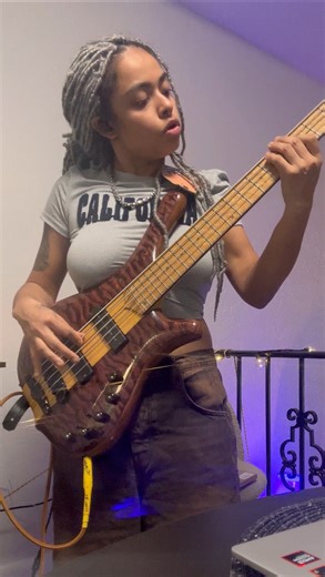 Mohini Dey on Instagram: "Some songs have a way of speaking to you before you even realize it 🎶 From the very first note, they carry a certain energy and its not something you can explain with theory or logic—it’s something you feel✨ I don’t approach music just as a player; I approach it as a storyteller📖 When I create bass lines, I don’t think in terms of just holding down the groove or filling space. Of course, the technical side is always there, but that’s never the main focus🌟 The real es