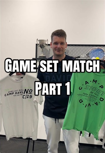 OUT NOW: GAME SET MATCH 🎾 Ready for Style! #campdavid#menswearfashion #fyp#tennis#outfit
