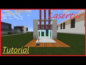 Minecraft Redstone Lasertür bauen | tutorial