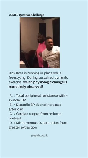 USMLE High-Yield Questions on Instagram: "Rick Ross out here running in place mid-freestyle 🏃‍♂️💨 …what’s going on with him medically tho? 👀 Drop your answer in the comments ⬇️ ⸻ #️⃣ Hashtags (30 for engagement): #usmle #step2ck #medstudent #medschool #doctorlife #studygrind #uworld #nbme #mcat #premed #studywithme #medinspo #futuredoctor #medblr #medlife #residency #internalmedicine #pathophys #medtok #medmeme #foamed #foamedicine #studyhard #studentdoctor #examgrind #medinspiration #studyac
