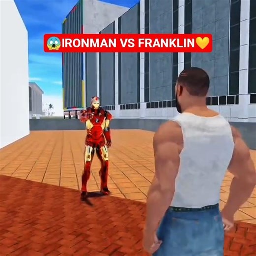😱 Franklin vs Iron Super Robot 💥 Power Glove Battle in Indian Bikes Driving 3D #shorts #ibd3d #gta