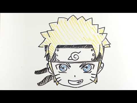 How to draw Naruto easily! #naruto