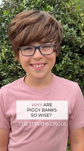 This joke is MONEY! 🪙 #piggybank #money #jokes #dadjokes #kidjokes #familyfun #spreadjoy #kidsarefunny #sopunny | The Stevens Circus