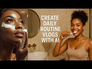 How to Create Daily Routine Vlogs with AI , for faceless channel and beginners