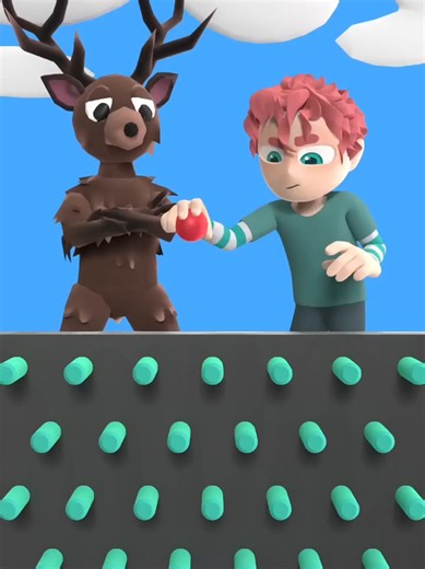 Deer vs Kip in Peggle 😂 Funniest Roblox Challenge! #roblox #peggle #shorts #gaming #funny