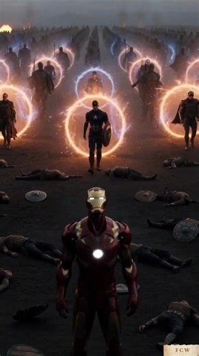 AVENGERS ASSEMBLE 🔥 Iron Man’s Final Charge & Sacrifice | Endgame Final Battle (4K)
