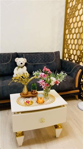 How To Decorate Sofa-Table: Place On A Table Decorative Items, A Candle, And Flowers |#RoyaltyLiving