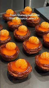 Meet our Mandarin Rice Pudding Danish - a festive idea reimagined in pastry form 🍊 #pastry #dessert