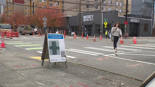 Seattle's first 'protected intersection' aims to enhance pedestrian, cyclist safety in SLU