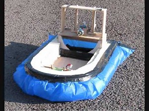 Homemade RC hovercraft 3rd video