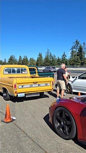 f100 track day #shortvideo #new #racing #car #truck #hotrod #shorts #pov #short
