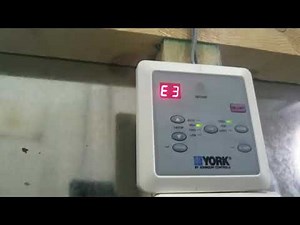 طريقة حل احد اكواد E3 مكيف يورك