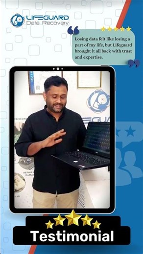 Customer Testimonial | Lifeguard Data Recovery