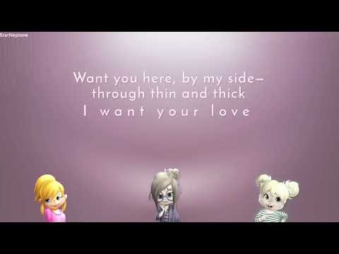 Bad Romance - The Chipettes (lyric video)