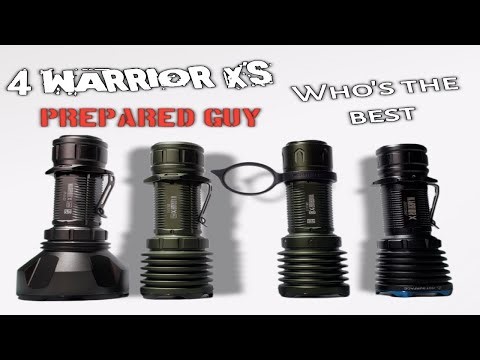 The 4 Warrior's ( OLIGHT BEAM SHOT COMPARISONS )