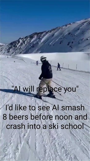 For those worried about AI, it cant do everything💪😎⛷️ #ski #snow #austria #travelvlog #travel