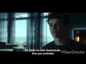 Titans 2x07 - Jason is wrongly accused.