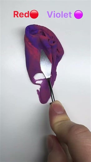 Red🔴➕Violet🟣Guess the mixing colors #satisfying #aestheic #art #funny