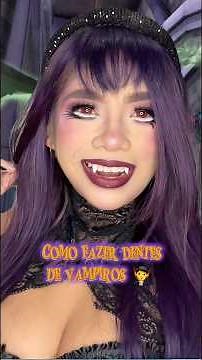 How to make vampire teeth 🧛