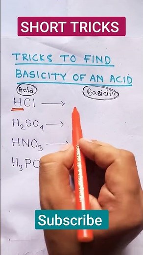 Excellent Tricks To Find Basicity Of An Acid/#basicity #acidbasesalt acidb #shorts