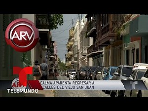 Las calles de Puerto Rico buscan la calma luego de históricas protestas | Al Rojo Vivo | Telemundo