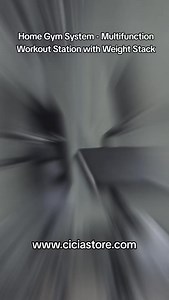 Home Gym System - Multifunction Workout Station with Weight Stack www.ciciastore.com #workout #HomeGym #fitness #weightlifting | Cicia Store