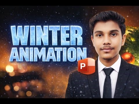 PowerPoint Winter Animation ❄️ | Snow Effect & Cool Slides