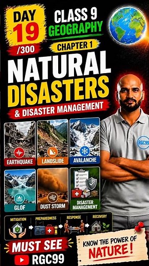Day 19/300 Can You Name These 5 Natural Disasters?| Earthquake, Landslide, Avalanche, GLOF |