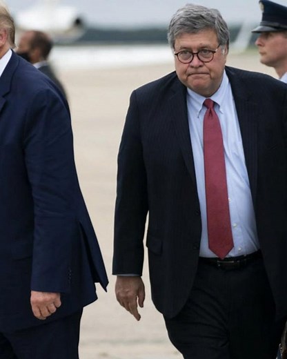 Attorney General William Barr resigning from Justice Department