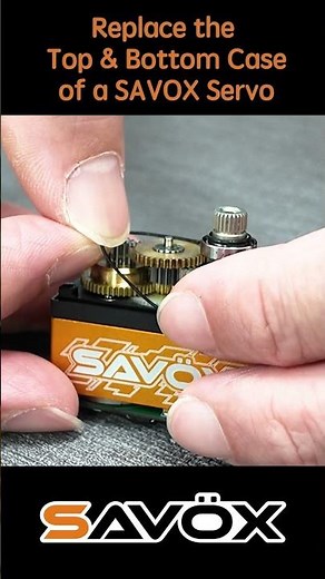 【SAVOX】How to Replace the Top & Bottom Case of a SAVOX Servo#rcservo #rccar #servo #savox