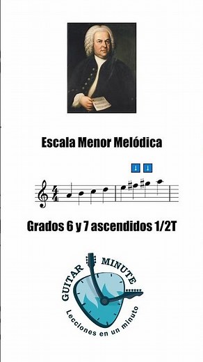 🎼 La escala menor melódica historia y estructura #teoriamusical #escalasmenores #jsbach