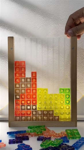 Deep Sleep ASMR Tetris | Relaxing Block Stacking Sounds
