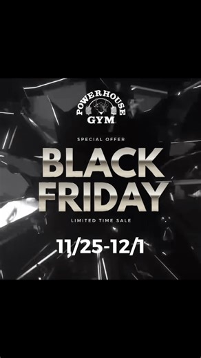 BLACK FRIDAY SALE at Powerhouse Gym Las Vegas
