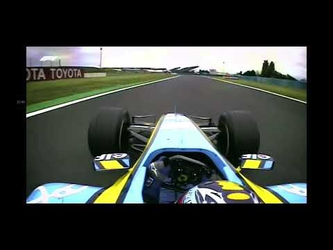 Fernando Alonso onboard pole lap França (2005)