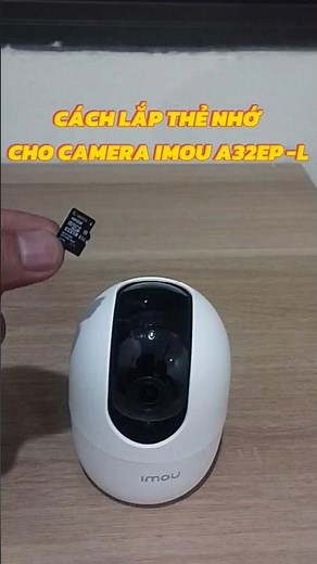 Instructions on how to install a memory card for the IMOU ranger 2 camera | #imou_A32EP_L #shrots...