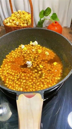 Popcorn Homemade Popcorn Three-in-one Popcorn Food Tutorial Wow, it tastes so good