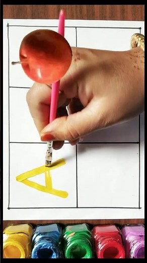 ABC, ABCD, A for Apple 🍎, 123, numbers, counting #abcd #123 #shorts