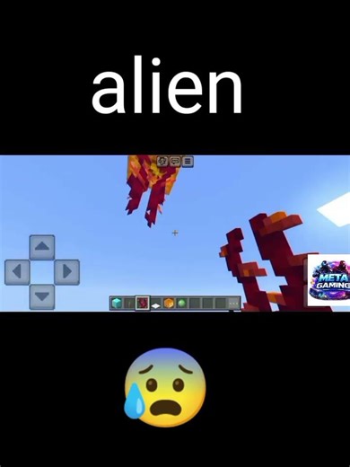 I Built an Alien Structure in Minecraft 👽🔥 #Shorts