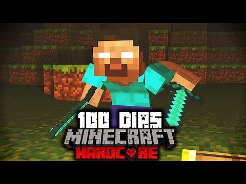 🟥Sobreviví 100 Días en un APOCALIPSIS de HEROBRINE en Minecraft HARDCORE...Esto fue lo que Pasó
