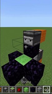 Minecraft slime block launcher #minecraft #redstonetutorial #minecraftredstone #redstonebuilds