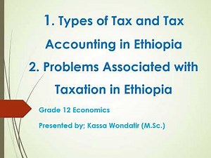 Grade 12 Economics Unit 5 - Lesson 3