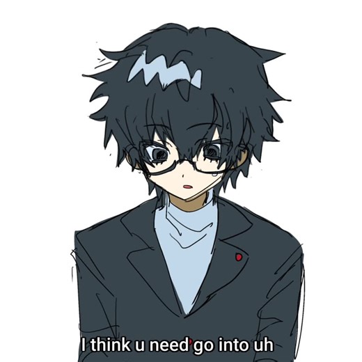 Drawing Ren and Akechi from Persona 5