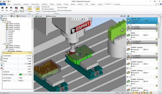 ESPRIT Edge (TNG) First Look — CAM Wizard