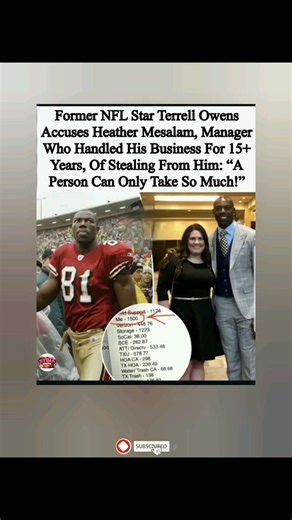 Terrell Owens Accuses Manager of 15+ Years of Stealing From Him#TerrellOwens #NFLNews #shorts #Viral