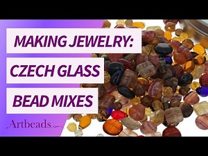 Making Jewelry with Czech Glass Bead Mixes - Bead with Me!