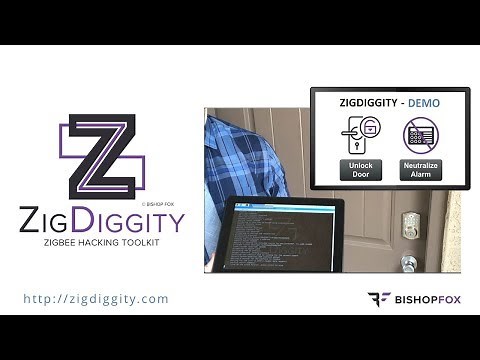 Zigbee Hacking: Smarter Home Invasion with ZigDiggity - 58sec DEMO - 20Aug2019