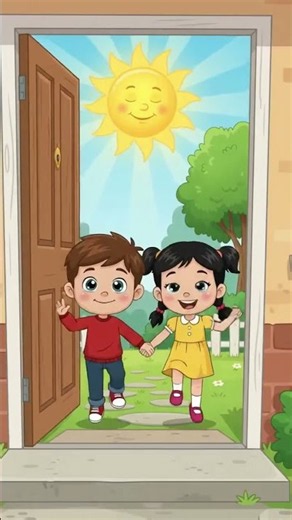 🌧️ Rain Rain Go Away | Kids Nursery Rhyme ☔🌈 |Rain Rain go away #kids #rhymes