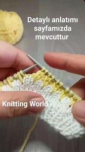 8.9K views · 78 reactions | #örgü #knit #diy #crochet #vest #örgümodelleri #knitting #evdehobiyoutube #twocolor #babygirl #5minute #kendinyap #5minutes #amazing #dıy #tutorial #dress #pearl #diycrafts #babyboy #babyhat #babyknit #tasarım #motif #tejer #croche #hobi #cardigan #knitknitknit #kesfet | Knitting World | Facebook