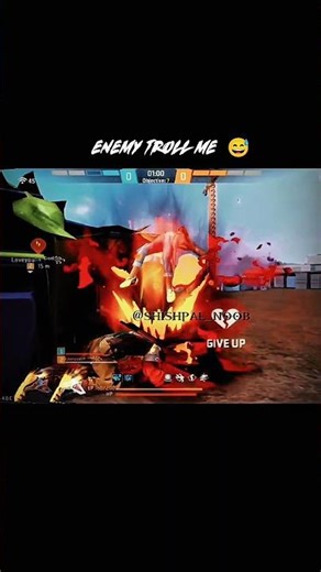 ENEMY TROLL ME 😤 #freefire #youtubeshorts #viralshorts #shortfeed #treandingshort #shishpal_noob